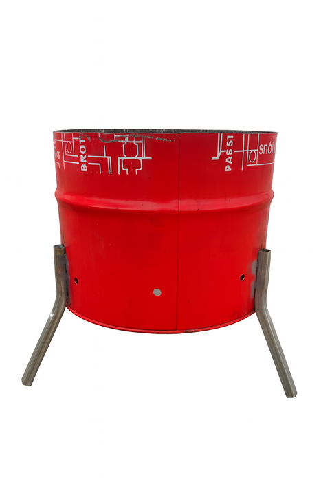 Outdoor Fire Drum for efficient outdoor heating made with durable steel construction.