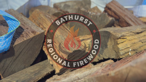 Mixed Hardwood Firewood - stacked ready for burning
